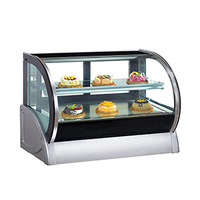 Café Coffee Shop Glass Display Bakery Cake Refrigerated Vending Refrigerator